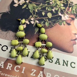 Beautiful citrine statement earrings.